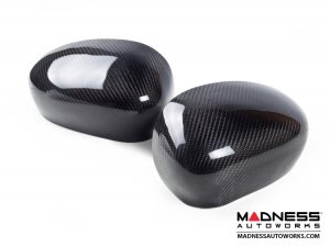 Alfa Romeo 4C Mirror Covers - Carbon Fiber - Caps - Feroce Carbon